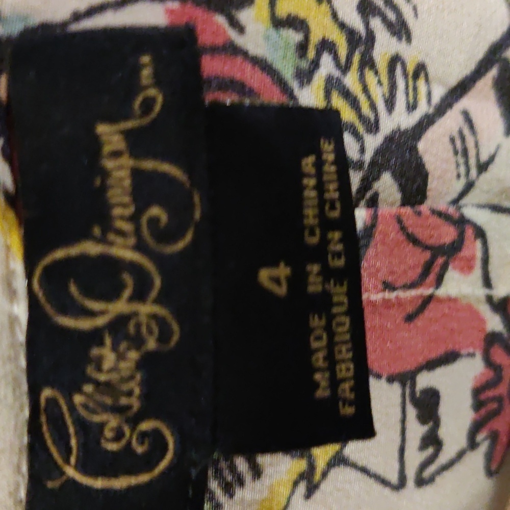 Anthropologie Collette Dinnigan Stunning Women's 100% Silk Dress Size 4 - Picture 6 of 14